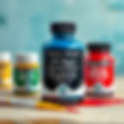 Comparison of water-based and oil-based acrylic paints