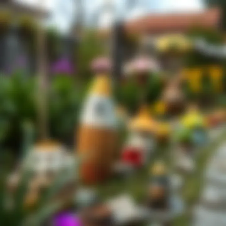 Garden Art from Waste Artistic garden features created using waste materials