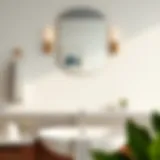 Elegant bathroom accessories enhancing a modern space