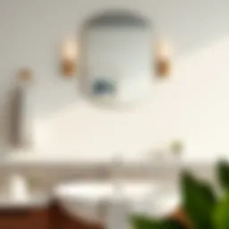 Elegant bathroom accessories enhancing a modern space