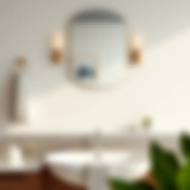 Elegant bathroom accessories enhancing a modern space