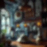 A serene space filled with aromatic smoke