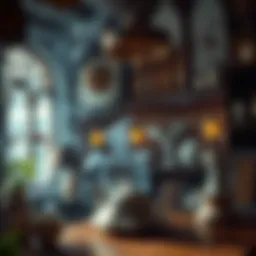 A serene space filled with aromatic smoke