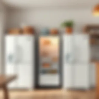 Before and after refrigerator makeover Before and after refrigerator makeover