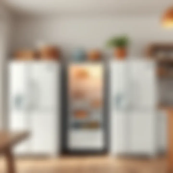 Before and after refrigerator makeover Before and after refrigerator makeover