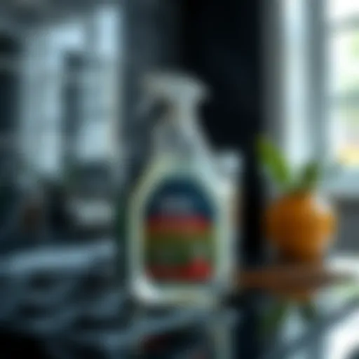 Effective cleaning solution for oven surfaces