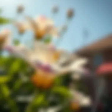 Adaptation to Sunlight Close-up of a flower adapting to sunlight