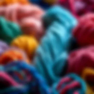 Knitting Inspiration A vibrant selection of colorful yarns for creating unique knitted gifts.