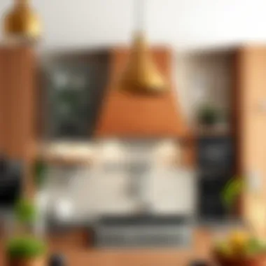 Stylish Kitchen Hood Features Stylish kitchen hood with unique features and finishes