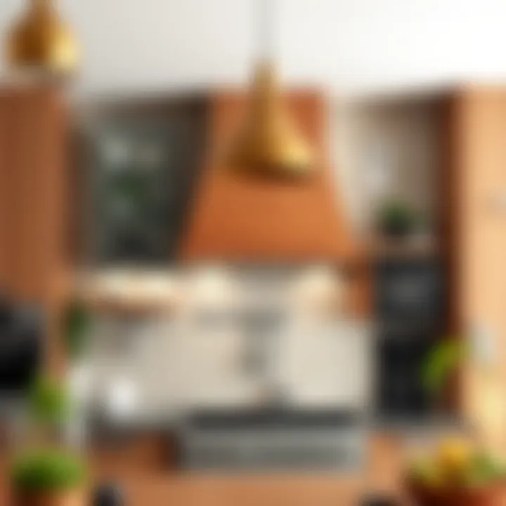 Stylish Kitchen Hood Features Stylish kitchen hood with unique features and finishes