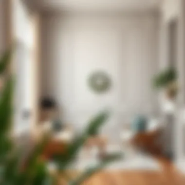 Creative Decorative Trim in Cozy Interior Creative design with decorative trim in a cozy interior