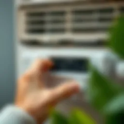 Demirdöküm air conditioner remote control showing cold settings