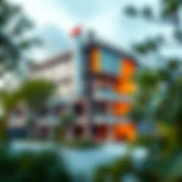 Architectural blueprint showing seismic reinforcements