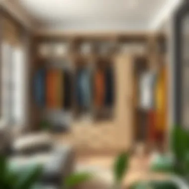 Functional Closet with Efficient Layout Design Functional closet with efficient layout design