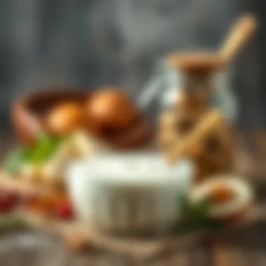 Ingredients for yogurt making