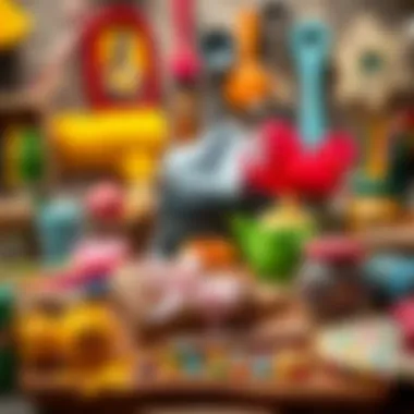 Vibrant Craft Supplies for Personal Touches Colorful materials for crafting gifts