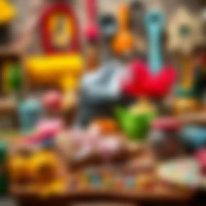 Vibrant Craft Supplies for Personal Touches Colorful materials for crafting gifts