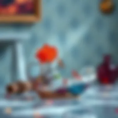 Exquisite Epoxy Resin Craft A beautifully crafted epoxy resin project showcasing intricate details