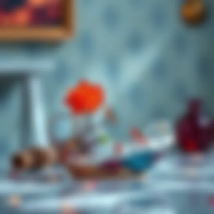 Exquisite Epoxy Resin Craft A beautifully crafted epoxy resin project showcasing intricate details