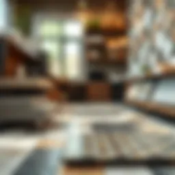 Selection of ceramic tiles for flooring