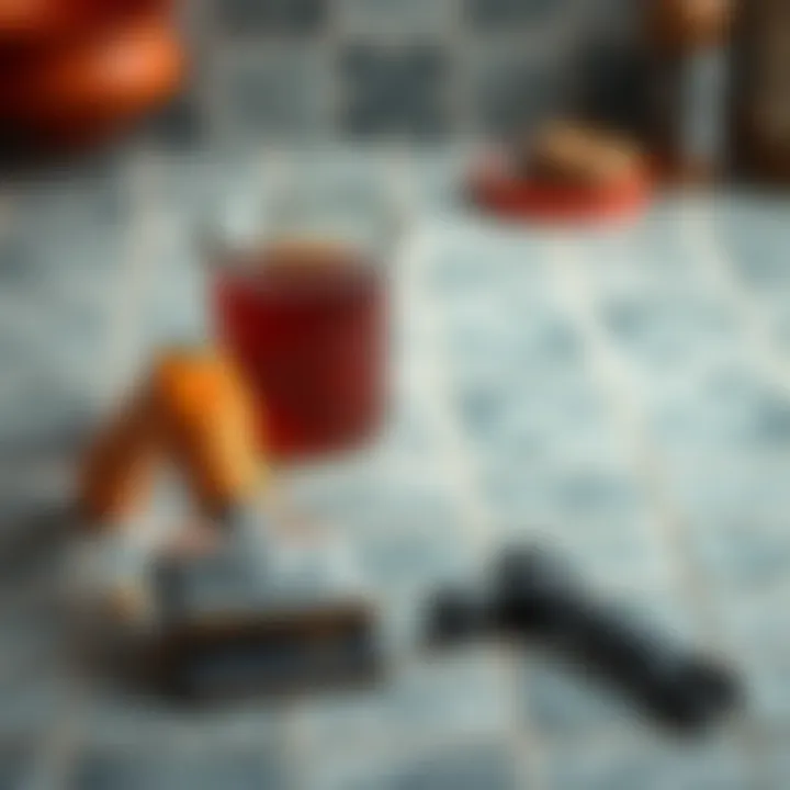 Essential tools for tile painting