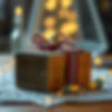 A beautifully crafted handmade gift box adorned with intricate designs.