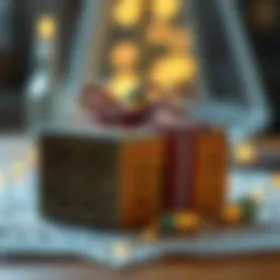 A beautifully crafted handmade gift box adorned with intricate designs.