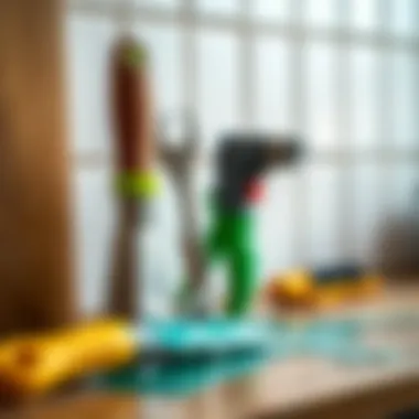 Different tools for removing hot silicone