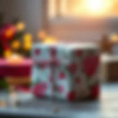 A beautifully wrapped gift symbolizing emotional connection.