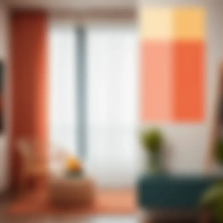 Color palette for modern curtains that harmonize interiors