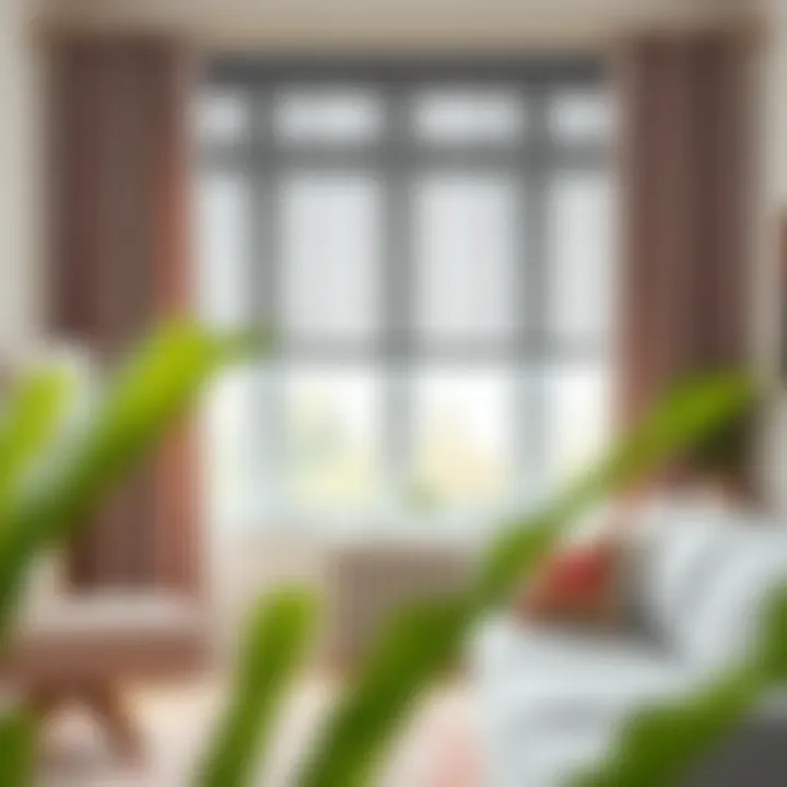 Diverse fabric choices for modern window treatments