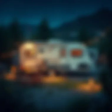 A well-equipped caravan campsite in Muğla