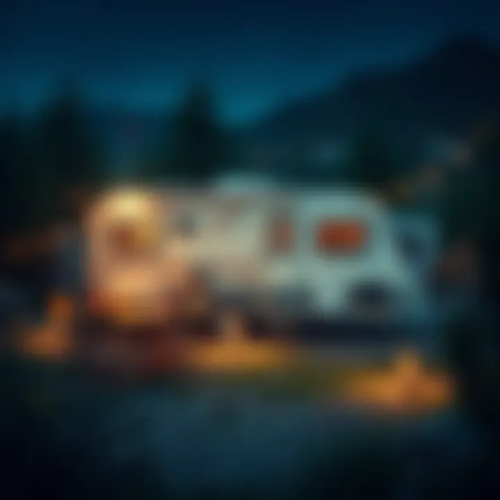 A well-equipped caravan campsite in Muğla