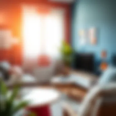 A visually appealing DIY project that effectively uses contrasting colors.