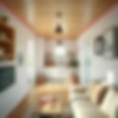 Minimalist Interior of Sabit Tiny House Interior view of a tiny house featuring minimalist design