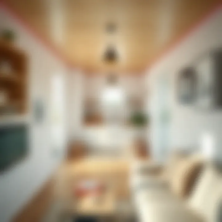 Minimalist Interior of Sabit Tiny House Interior view of a tiny house featuring minimalist design