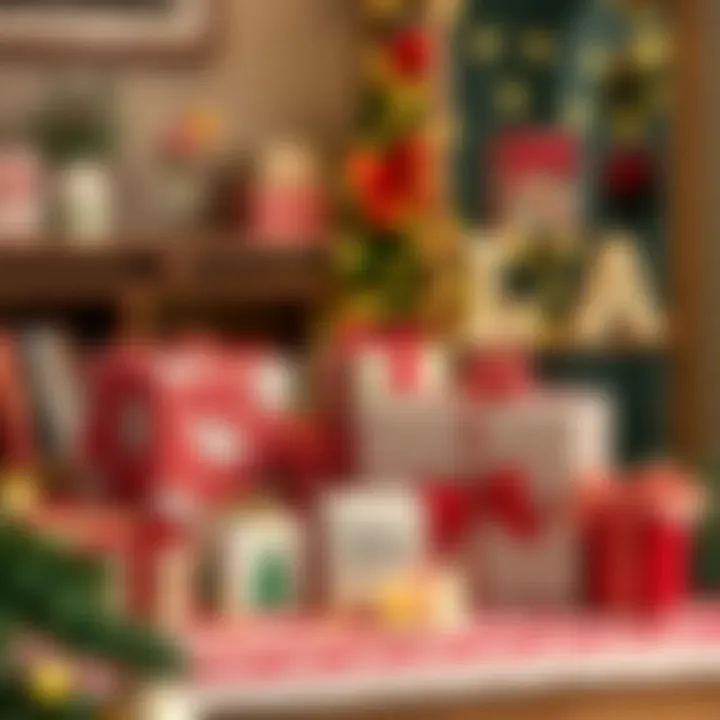 Unique Personalized Gifts for Your Special Someone A collection of personalized gifts displayed on a festive table