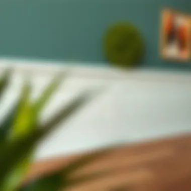 Stylish skirting board adding a finishing touch