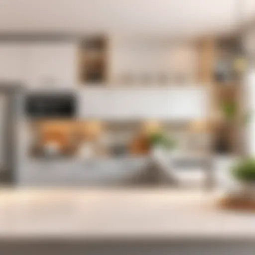 Modern kitchen countertop restoration