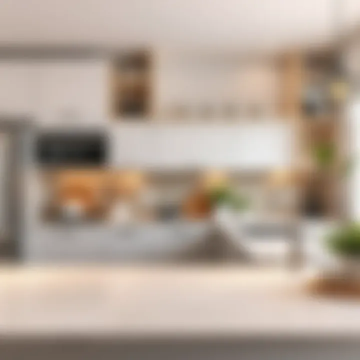 Modern kitchen countertop restoration