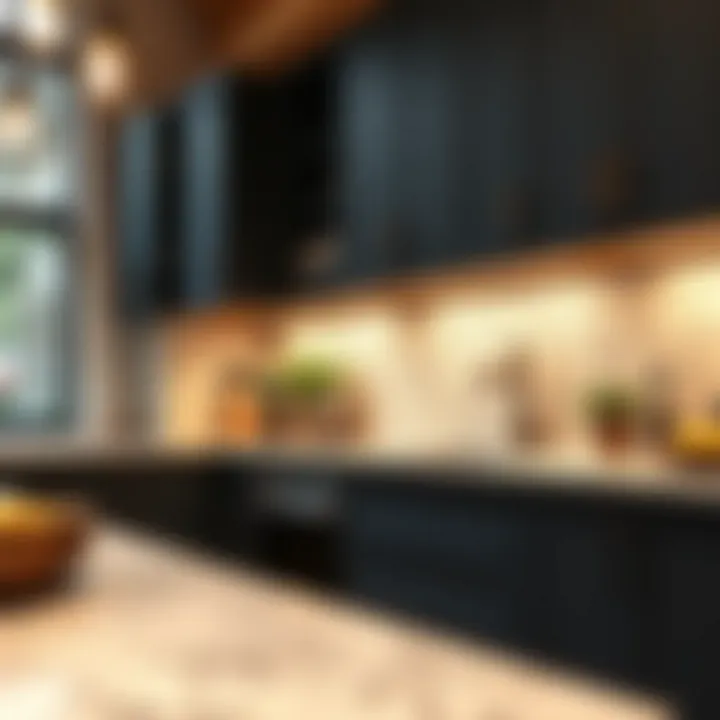 Selection of high-quality materials for countertops