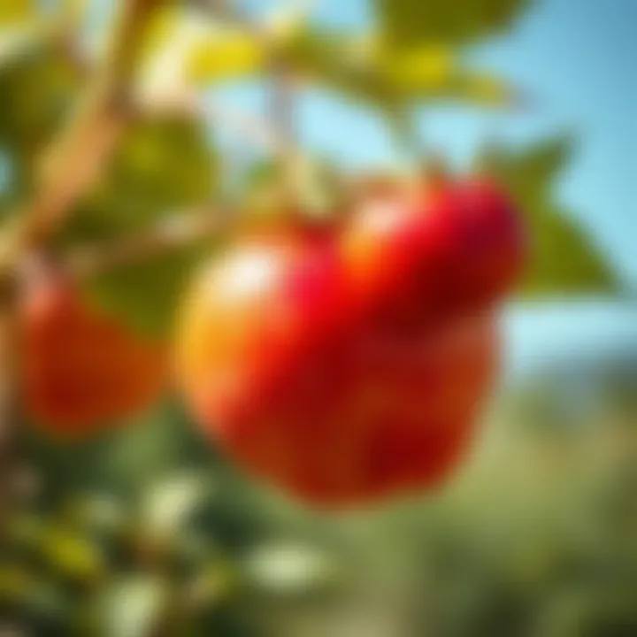 Ideal Climate for Fruit Cultivation Illustration of climate conditions for fruit growth