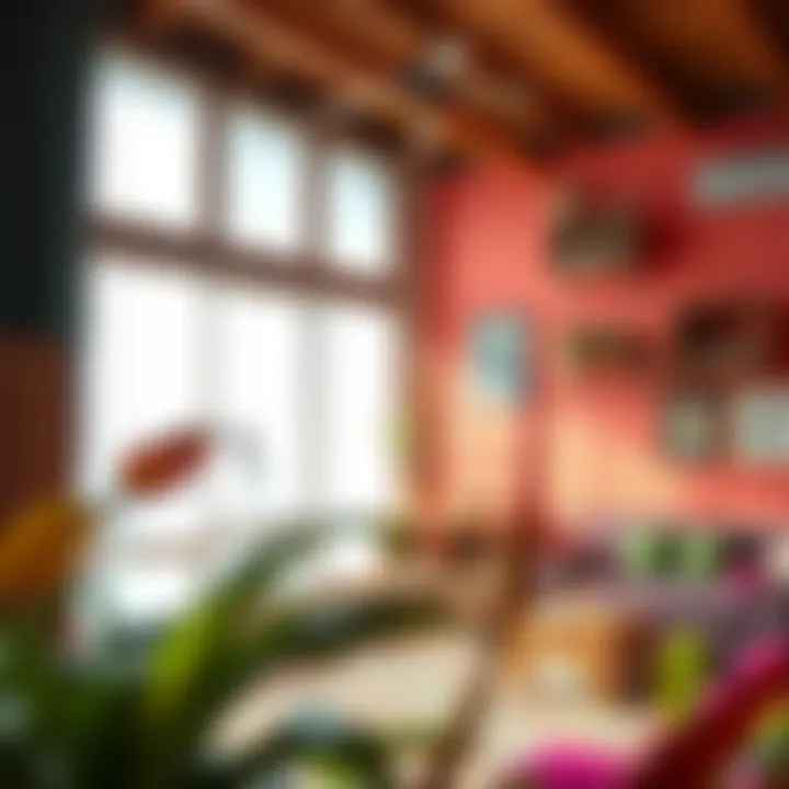 Artistic composition using triadic colors