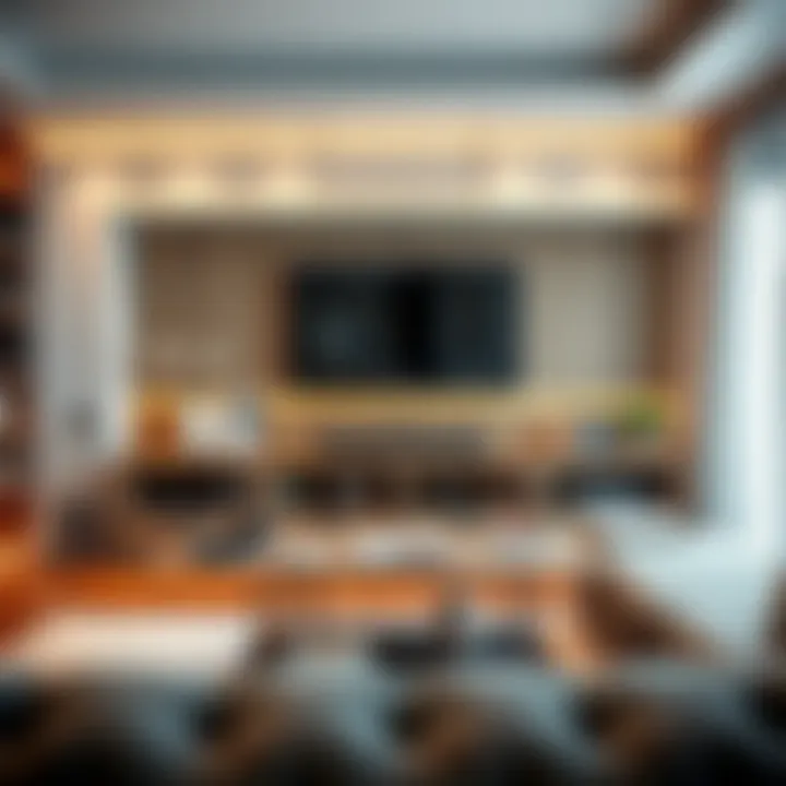 Innovative Material Choices for TV Units Creative use of materials in TV unit design