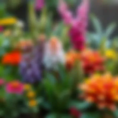 An array of diverse plants selected for a vibrant garden space.