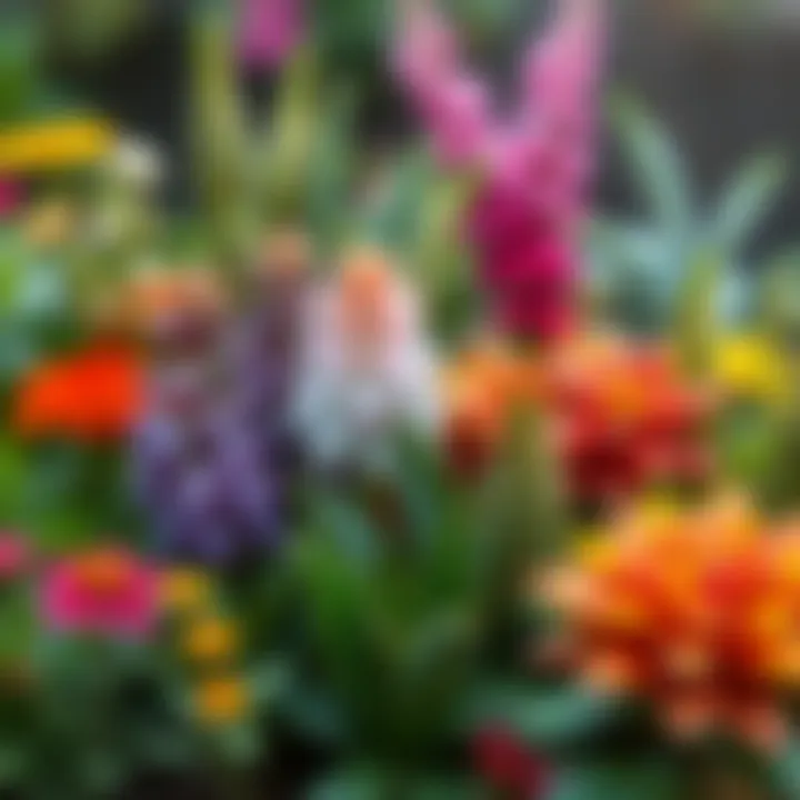 An array of diverse plants selected for a vibrant garden space.